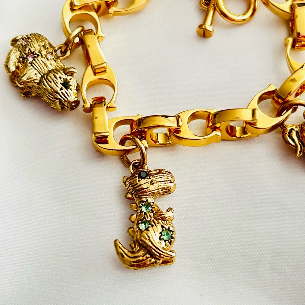 💰SOLD💰RARE NWOT Coach Charm Bracelet - Picture 2 of 13